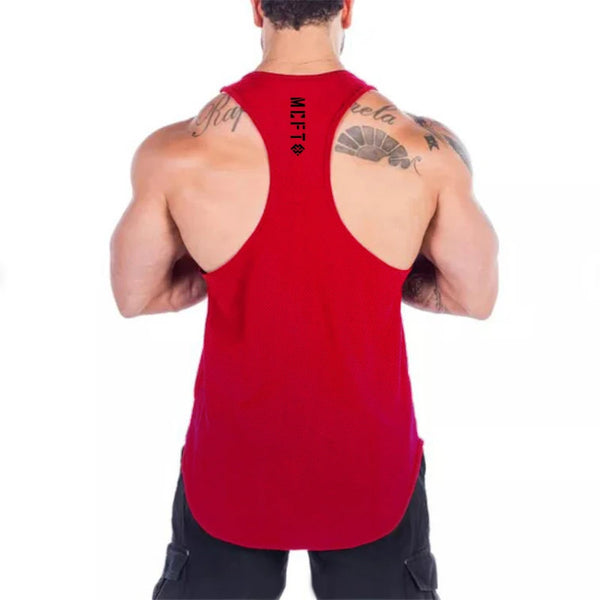 Gym Tank Top Men Fitness Clothing Mens Bodybuilding Stringer Tanktop Summer Sports Clothing for Male Sleeveless Shirt Racer Vest