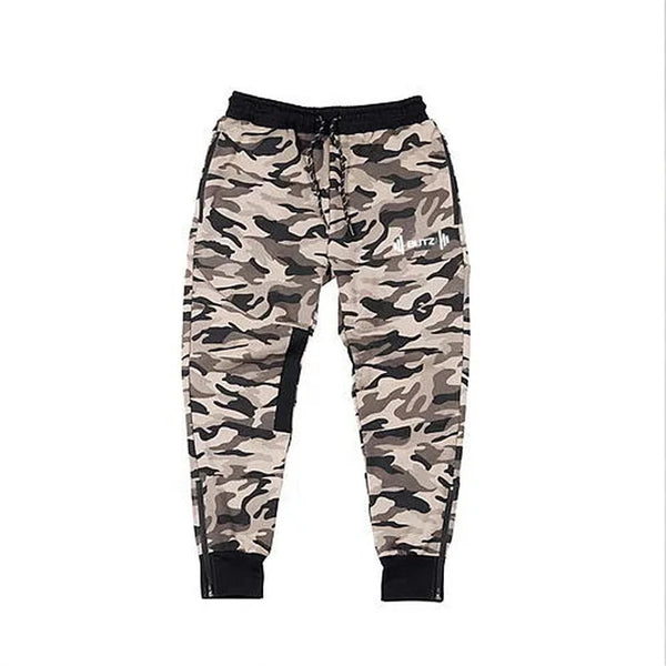 2025 New Men Sweatpants Gyms Fitness Sports pants Bodybuilding Joggers Workout Trousers Men Zip pocket Cotton Pencil Pants men
