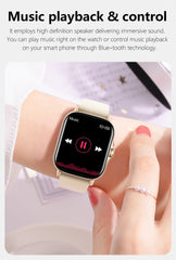 1.83'' Sports Smart Watch Fitness Clock Health Monitor Waterproof Smartwatch Wireless Call Watches for Men Women IOS Xiaomi 2025