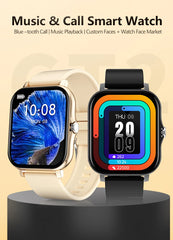 1.83'' Sports Smart Watch Fitness Clock Health Monitor Waterproof Smartwatch Wireless Call Watches for Men Women IOS Xiaomi 2025
