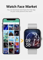 1.83'' Sports Smart Watch Fitness Clock Health Monitor Waterproof Smartwatch Wireless Call Watches for Men Women IOS Xiaomi 2025
