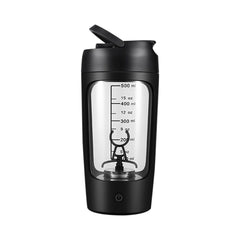 USB 650Ml Electric Protein Shaker Bottle Whey Protein Powder Mixing Bottle Sports Fitness Gym Outdoor Travel Bottle Rechargeable