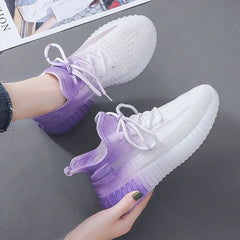 Gym Ladies Shoes Running Women Footwear Flat Cotton Urban With Stylish Cheap Summer 2024 Korean Designer Y2k Fashion Light