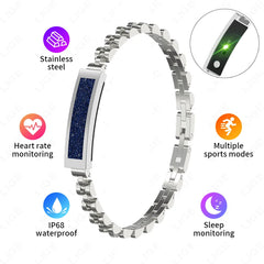 2025 New Smart Watch Pedometer Health Smart Bracelet Women Men Sports Fitness Waterproof Heart Rate Sleep Monitoring Wristbands
