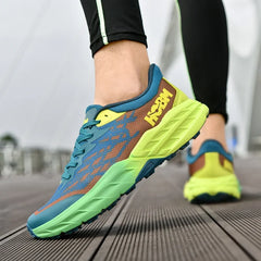 Sports Running Shoes Men High Quality Lightweight Sneaker Men Outdoor Breathable Gym Shoe Man Comfortable Lace Up Jogging Shoes
