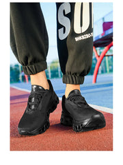 Men's Running Shoes Luxury Lightweight Athletic Gym Sneakers Non-Slip Cushioning Sports Shoes Outdoor Travel Walking Shoes