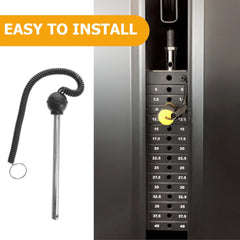 Fitness Equipment Latch Pulley Accessories Extra Long Weight Stack Pin Counterweight Gym Aluminum Alloy Dip Bolts