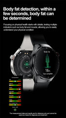 New health monitoring Smart Watch physical examination Health Wacth Blood pressure ECG+PPG Sport Call Smartwatch For Android iOS