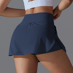 Women Gym Running Shorts Double Deck Quick Dry Gym Sport Shorts Fitness Jogging Workout Shorts With Pocket Sports Tight Short