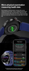 New health monitoring Smart Watch physical examination Health Wacth Blood pressure ECG+PPG Sport Call Smartwatch For Android iOS