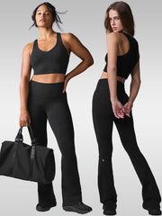 Women Female Legging Yoga Pants Women Bell Bottoms High Waist Sport Flare Pants Gym Fitness Leggings