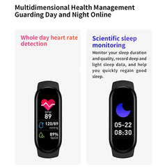 Health Tracker Waterproof Smart Watch Heart Monitor Activity Tracker Multifunctional Heart Rate Watch Calorie Tracker For Women