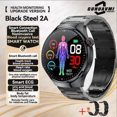 New health monitoring Smart Watch physical examination Health Wacth Blood pressure ECG+PPG Sport Call Smartwatch For Android iOS