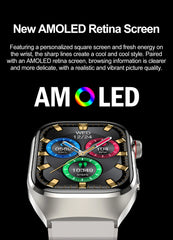 2025 New Health Glance ECG AI Diagnosis Smart Watches Men Heart Rate Blood Pressure IP68 Waterproof Smartwatches For HUAWEI IOS