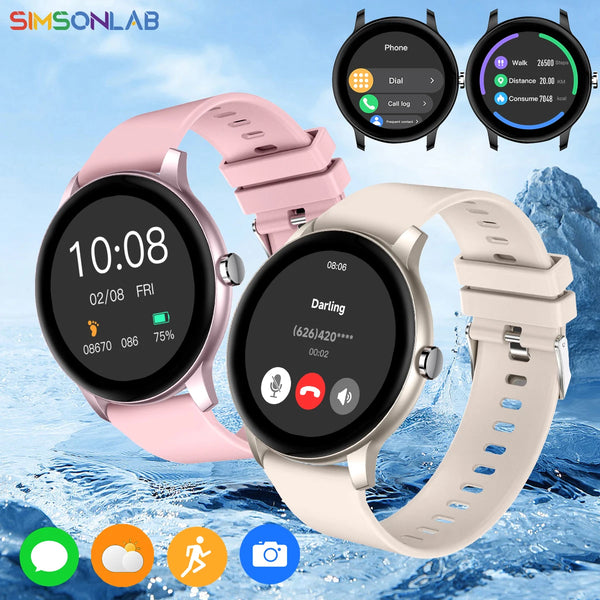 2025 New SmartWatch Health Monitoring Waterproof Message Reminder Smart Watch For Men Women Sports Watches For Android IOS Gifts