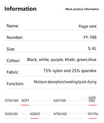Women's sexy halter top gym high intensity workout yoga clothing gathered shockproof sports underwear yoga undershirt