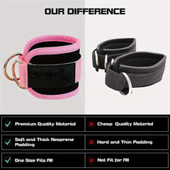 Fitness Ankle Straps Adjustable Gym Leg Strength Workouts With Buckle Sports Guard Abductors For Gantry Training Butt Device