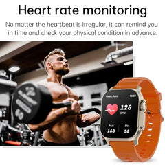 2025 New Smart Watch with Heart Rate Tracker and Sleep Monitor, Dustproof and Waterproof Features for Active Lifestyles