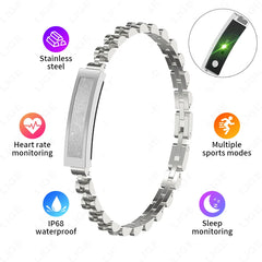 2025 New Smart Watch Pedometer Health Smart Bracelet Women Men Sports Fitness Waterproof Heart Rate Sleep Monitoring Wristbands