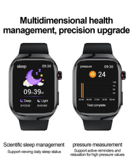 2025 New Health Glance ECG AI Diagnosis Smart Watches Men Heart Rate Blood Pressure IP68 Waterproof Smartwatches For HUAWEI IOS
