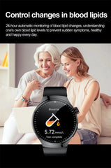 New health monitoring Smart Watch physical examination Health Wacth Blood pressure ECG+PPG Sport Call Smartwatch For Android iOS