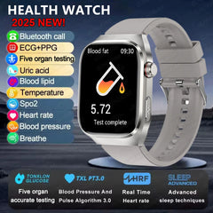 2025 New Health Glance ECG AI Diagnosis Smart Watches Men Heart Rate Blood Pressure IP68 Waterproof Smartwatches For HUAWEI IOS