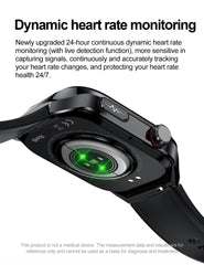 2025 New Health Glance ECG AI Diagnosis Smart Watches Men Heart Rate Blood Pressure IP68 Waterproof Smartwatches For HUAWEI IOS
