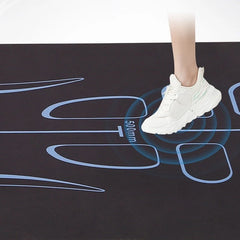 Yoga Mat For Abdominal Wheel Home Anti-slip Shock Absorber Mute Exercise Floor Mat Reusable Thickened Kneeling Mat