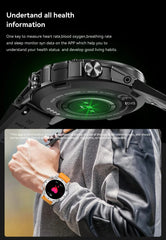 LIGE New1.39" Bluetooth Call Smart Watch Men Outdoor Sport Fitness Heart Rate Health Monitoring Smartwatch for Android IOS Phone