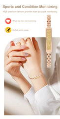 2025 New Smart Watch Pedometer Health Smart Bracelet Women Men Sports Fitness Waterproof Heart Rate Sleep Monitoring Wristbands