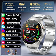 2025 New For HUAWEI Health Monitoring Smart Watch Blood Lipids Uric Acid  For Men Clock 24/7 ECG+PPG Bluetooth Call smartwatches