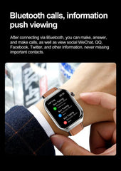 2025 New Health Glance ECG AI Diagnosis Smart Watches Men Heart Rate Blood Pressure IP68 Waterproof Smartwatches For HUAWEI IOS