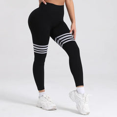 Women Gym V Back  Line Leggings Butt Lifting Fitness Athletic Workout Scrunch Leggins Outdoor Yoga Pants Sports Tights S-XL