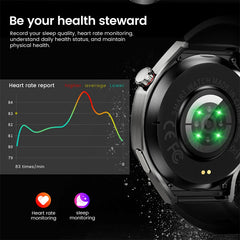 Smart Watch Men Sport Blue Tooth Call Heart Rate Health Music Information Reminder Voice Assistant 2025 Smartwatch Calculator