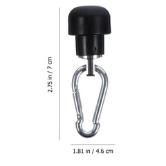 2 Sets Wire Rope Terminals Cable Ankle Attachments Gym Pulley Accessories Snap Hook Lock Adapter For Fitness Equipment Building