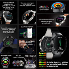 2025 New For HUAWEI Health Monitoring Smart Watch Blood Lipids Uric Acid  For Men Clock 24/7 ECG+PPG Bluetooth Call smartwatches