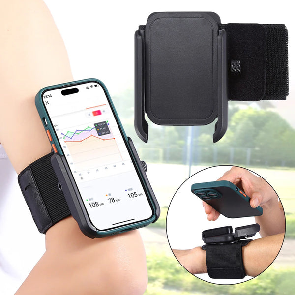 Phone Armband 360° Rotatable Running Armband for Phone Anti Slip Portable Sport Phone Mount for Men Women