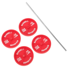 Sports Mini Fitness Barbell Baby Office Accessories Miniature Gym Scene Iron Dumbbell Decoration Equipment