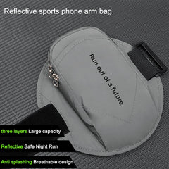 Armband Outdoor Waterproof Fitness Running Sports Wrist Bag Arm Phone Holder with Headphone Jack Mobile Bag