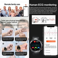 2025 New For HUAWEI  Health Watch Uric Acid blood fat Smart watch laser Therapy Watches Bluetooth Call ECG+PPG Smart Watch Man
