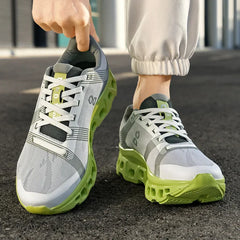Men's Running Walking Shoes Comfortable Cushioning Non-Slip Breathable Athletic Gym Workout Cross Trainer Jogging Sneakers