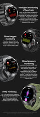 2025 New For HUAWEI  Health Watch Uric Acid blood fat Smart watch laser Therapy Watches Bluetooth Call ECG+PPG Smart Watch Man