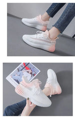 Gym Ladies Shoes Running Women Footwear Flat Cotton Urban With Stylish Cheap Summer 2024 Korean Designer Y2k Fashion Light