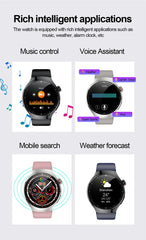 New health monitoring Smart Watch physical examination Health Wacth Blood pressure ECG+PPG Sport Call Smartwatch For Android iOS