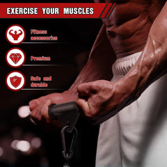 Fitness Bar Steel Gym Pull Down Bar Attachment Pulley Cable System Home Workout Tricep Bicep Shoulder Accessories