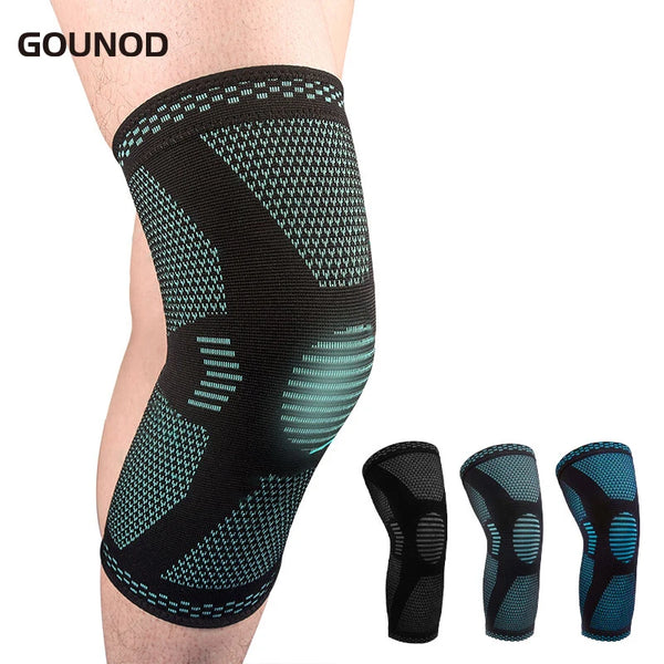 SKDK 1PC Gym Knee Pad Sports Safety Fitness Kneepad Elastic Knee Brace Support Gear Patella Running Basketball Volleyball Tennis