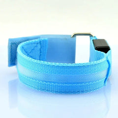 Night Running Armband LED Light Outdoor Sports USB Rechargeable Safety Belt Arm Leg Warning Wristband Cycling Bike Bicycle Light