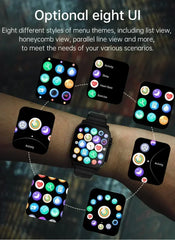 2025 New Smart Watch with Heart Rate Tracker and Sleep Monitor, Dustproof and Waterproof Features for Active Lifestyles