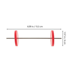 Sports Mini Fitness Barbell Baby Office Accessories Miniature Gym Scene Iron Dumbbell Decoration Equipment
