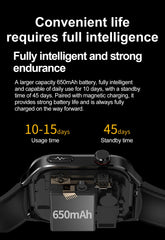 2025 New Health Glance ECG AI Diagnosis Smart Watches Men Heart Rate Blood Pressure IP68 Waterproof Smartwatches For HUAWEI IOS